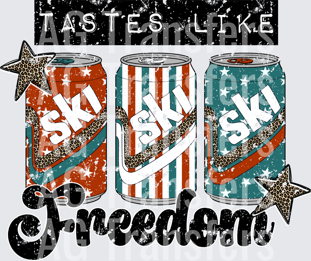 Tastes like freedom distressed ski