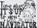 TIME FLIES BLACK FONT