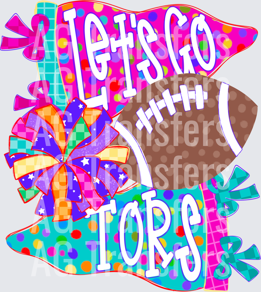 Let’s go Tors preppy pennant