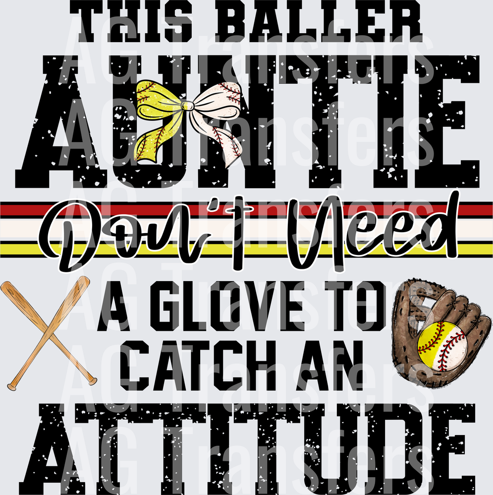 This Baller Auntie Don’t Need A Glove  2