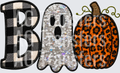 BOO  GHOST PUMPKIN