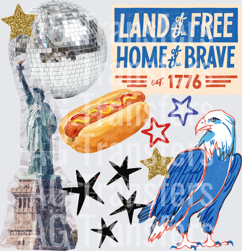 4TH OF JULY VINTAGE COLLAGE