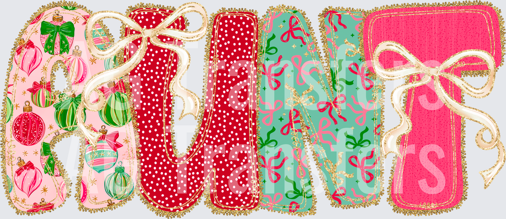 ChristmasBowLace Aunt