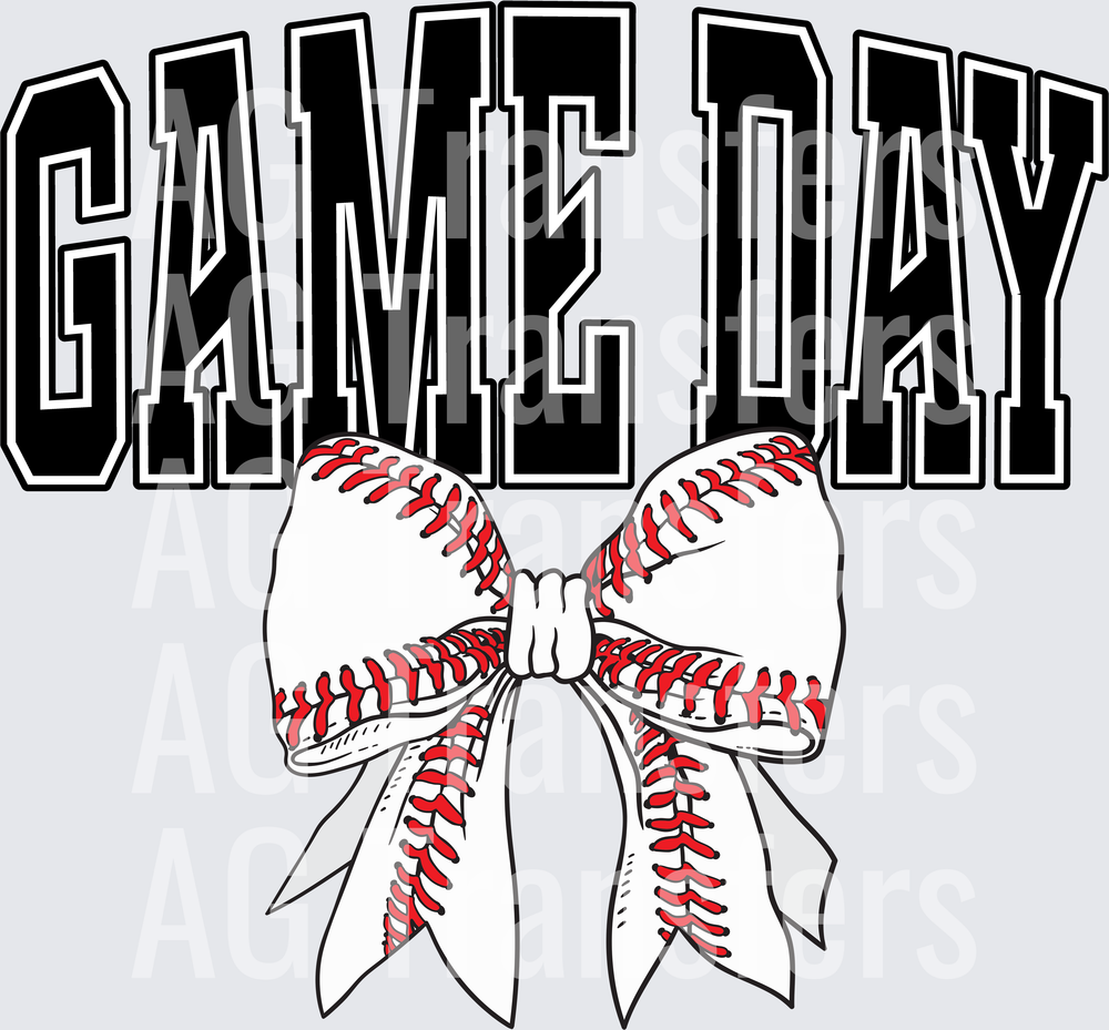 GAME DAY BASEBALL BOW