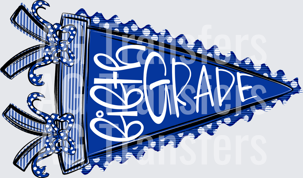 PREPSTER PENNANT 5TH GRADE ROYAL