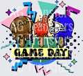 Retro Game Day ROYAL BLUE