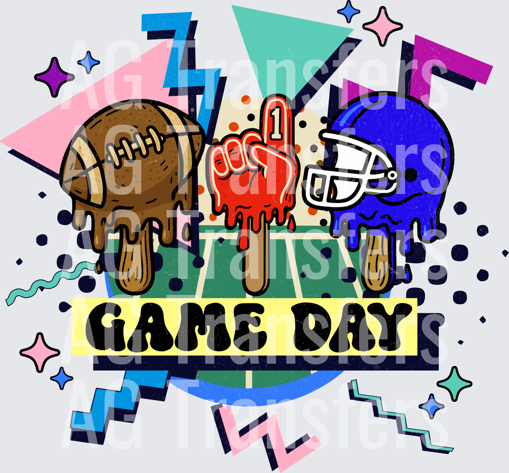 Retro Game Day ROYAL BLUE