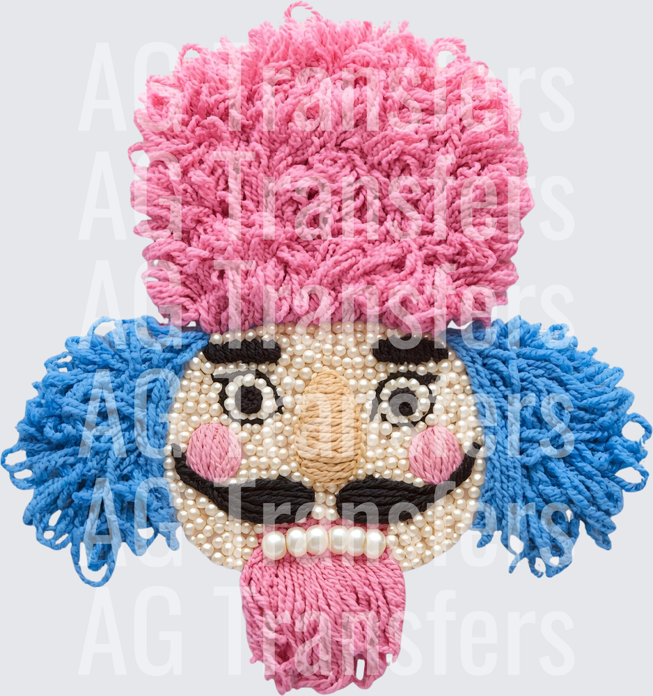 NUTCRACKER PINK BLUE PEARLS