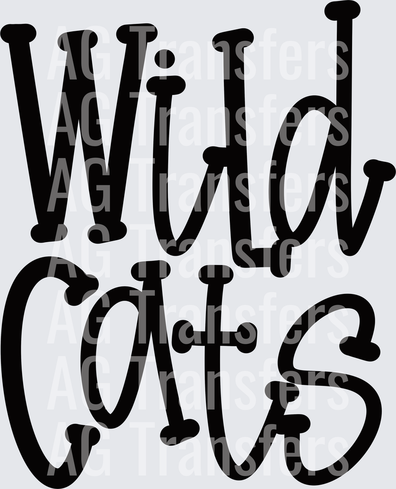 Funky Serif Wildcats 2