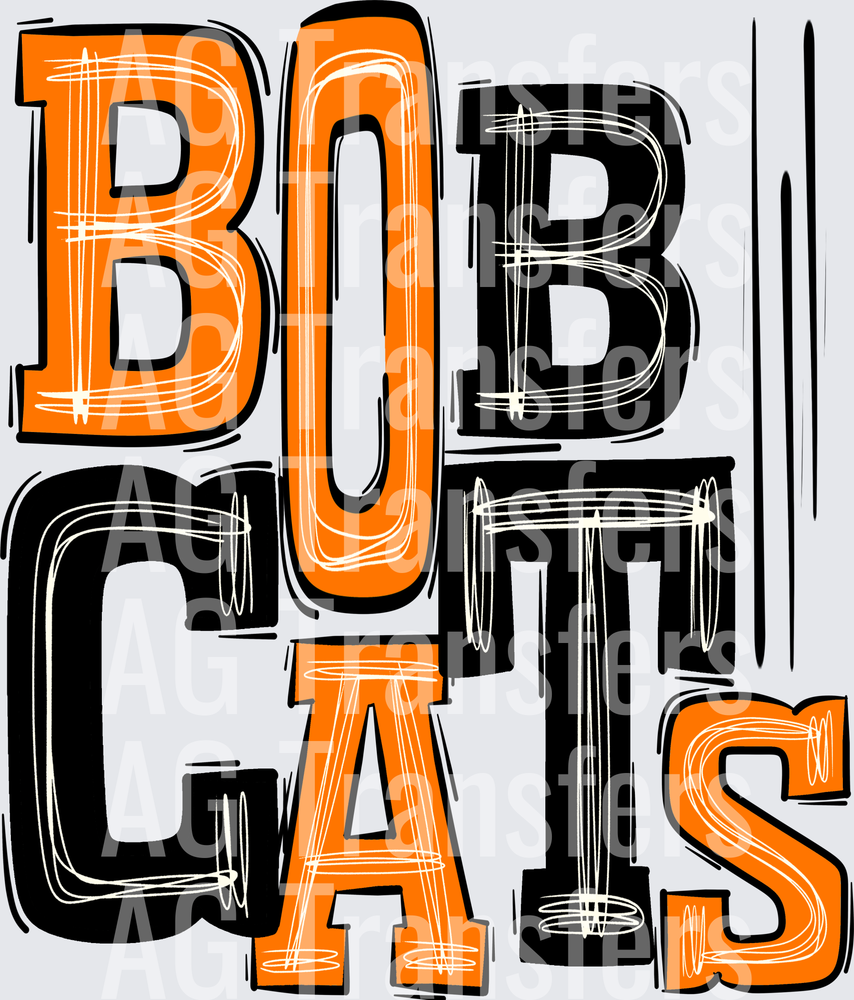 Bobcats Black and Orange