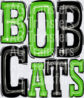 Bobcats Kelly Green Black