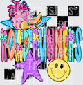 Checkered mascot roadrunner
