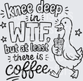 KNEE DEEP IN WTF black