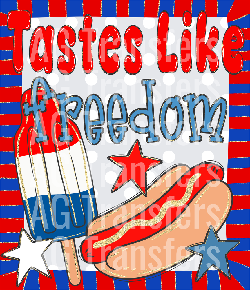 Tastes like freedom popsicle