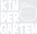 Back to School Apple Grade Level Kindergarten three line