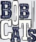 Bobcats Navy and White