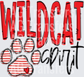 Team Go Spirit Wildcat Paw Red