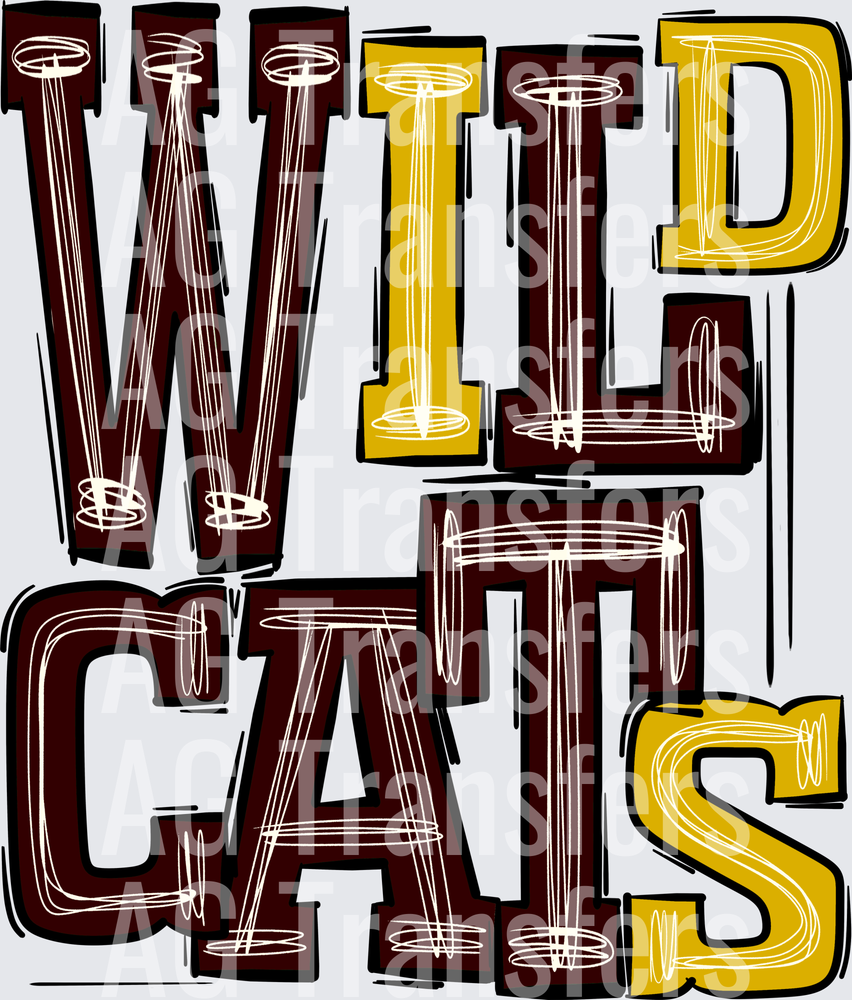 Wildcats Maroon Yellow