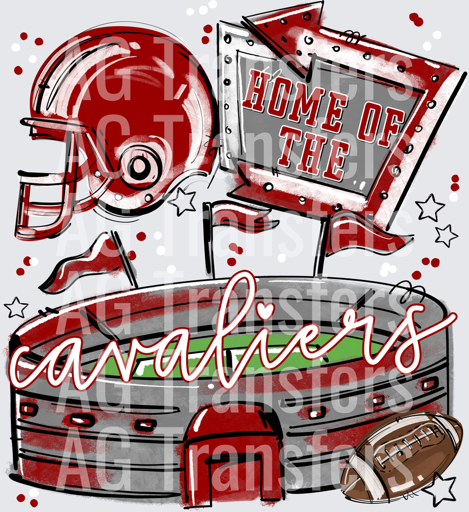 HOME OF THE STADIUMS CAVALIERS CRIMSON