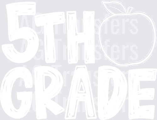 Back to School Apple Grade Level 5th
