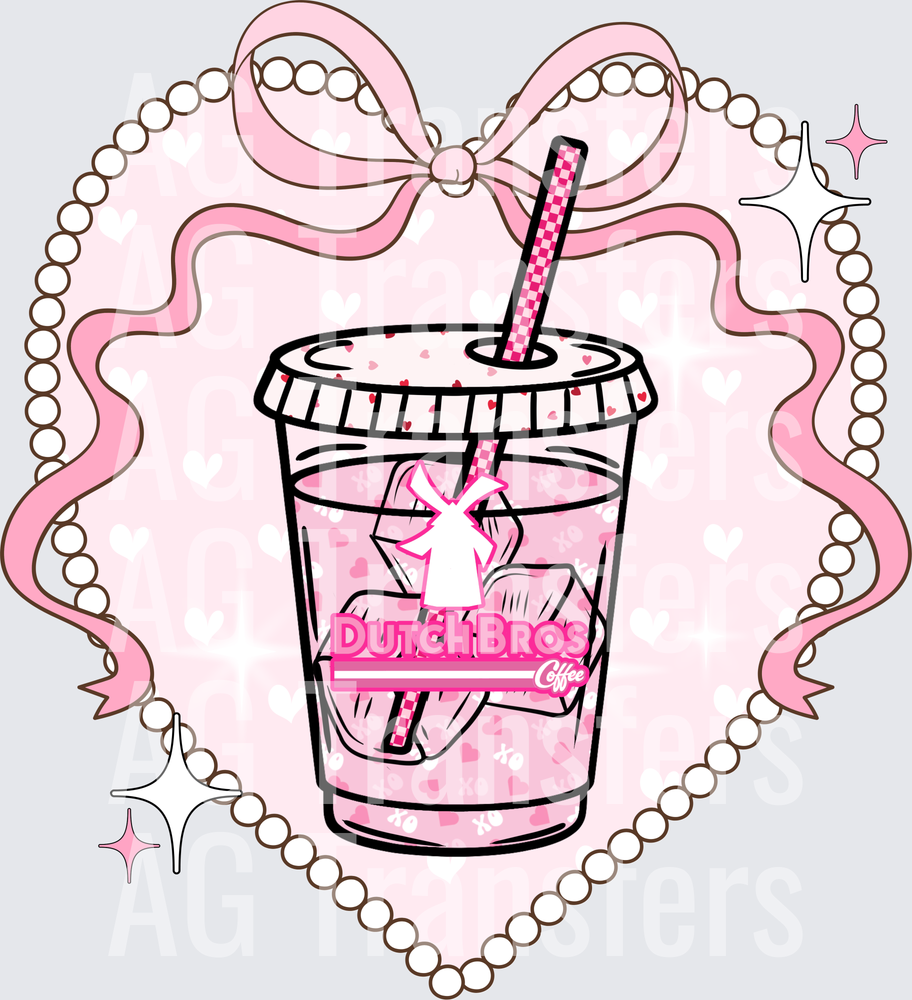 Dutch Bros heart frame