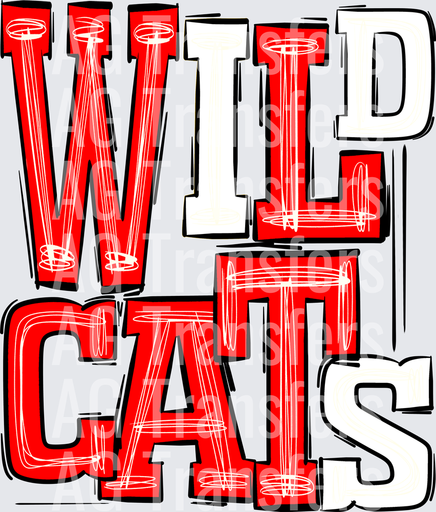 Wildcats Red White
