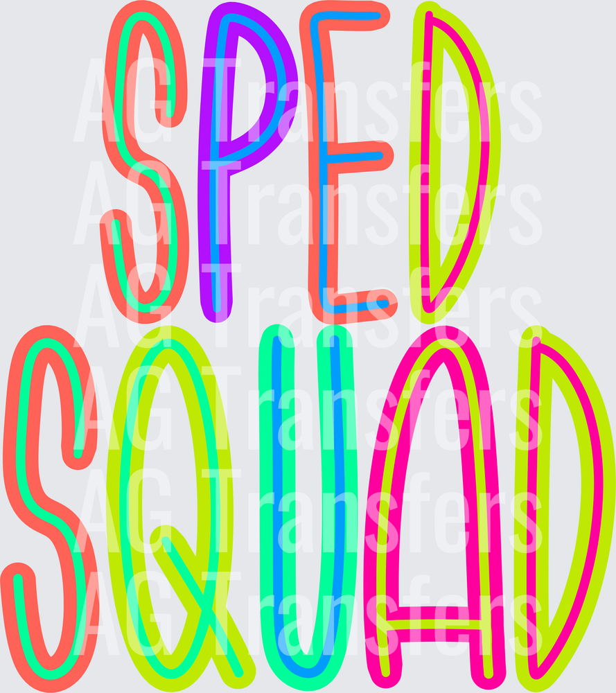 Back to School Brights SPED SQUAD