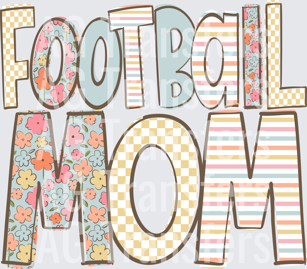 Doodle Loo Football Mom