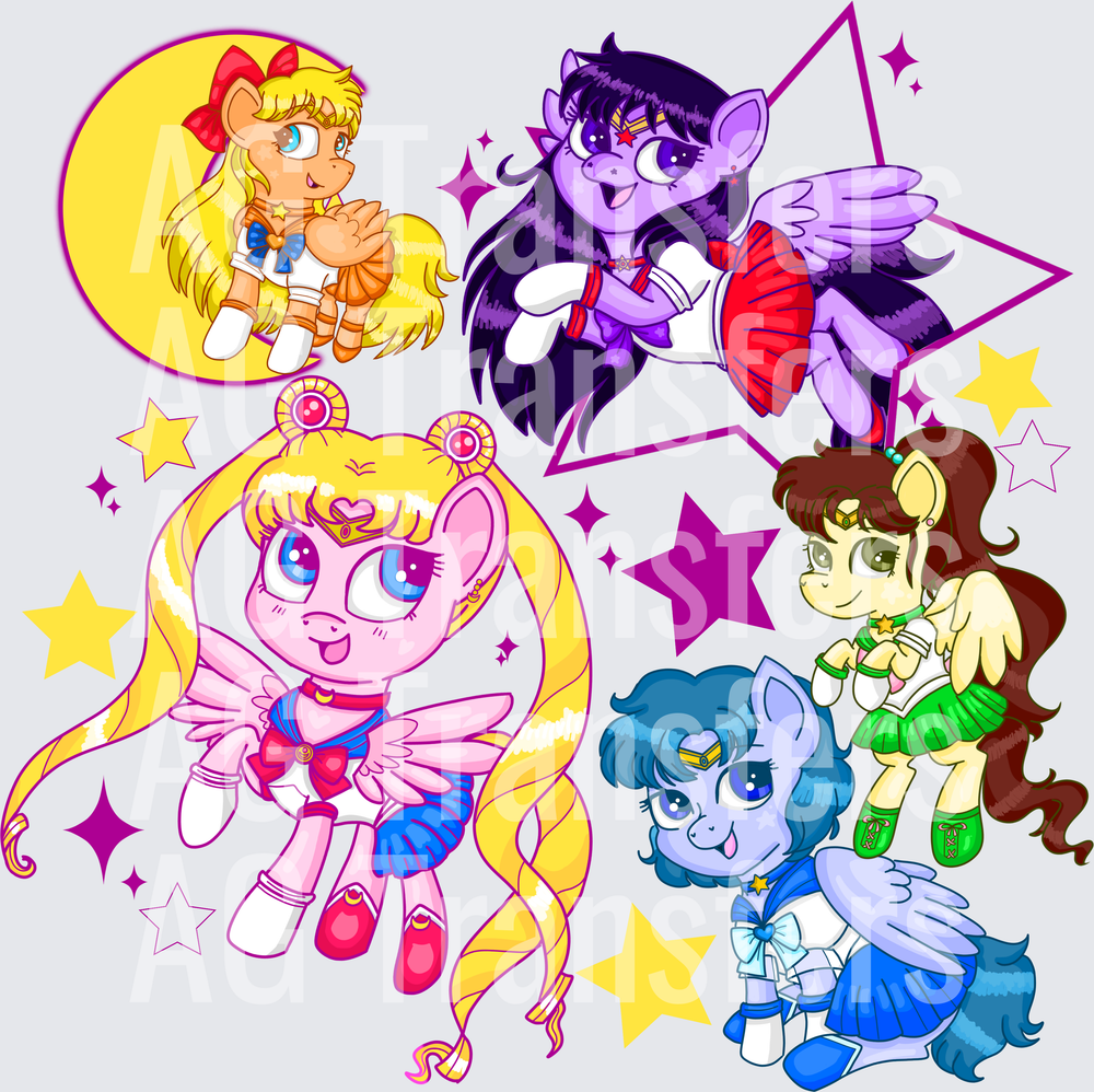 Sailor moon ponies