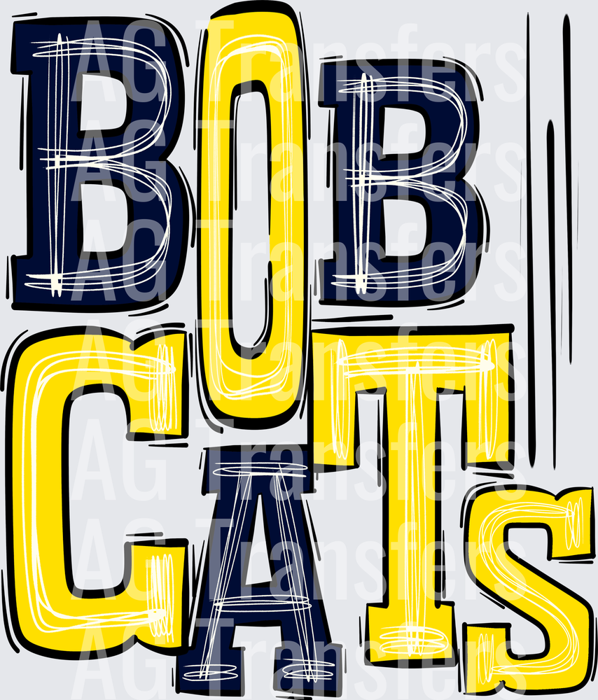 Bobcats Navy and Yellow