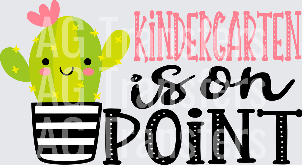 Kindergarten is On Point