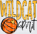 Team Go Spirit Wildcat Basketball Yellow Gold