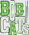 Bobcats Kelly Green and White