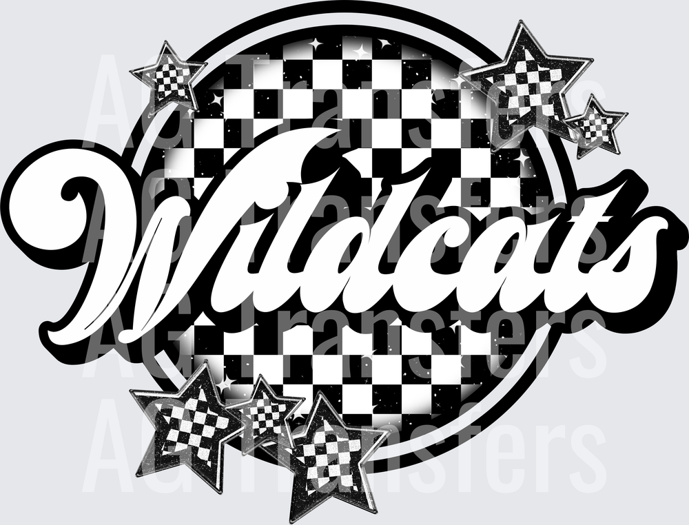 WILDCATS Checker Mascots
