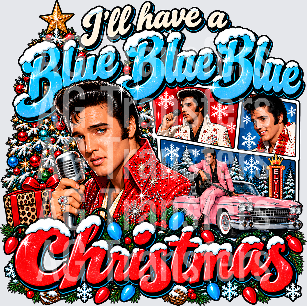 BLUE BLUE CHRISTMAS