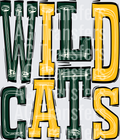 Wildcats Dark green- Yellow gold