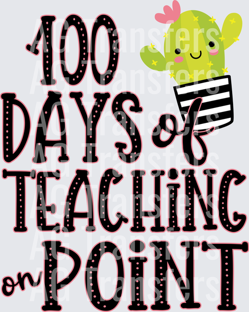 100 Days of Teaching on Point Simple