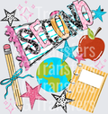 BACK TO SCHOOL NAME PENNANT SECOND