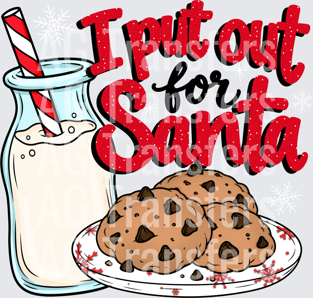 I put out for santa