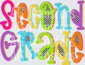 SECOND GRADE COLORFUL CHECKERED