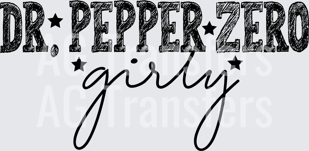 DR PEPPER ZERO GIRLY