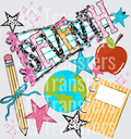 BACK TO SCHOOL NAME PENNANT SEVENTH