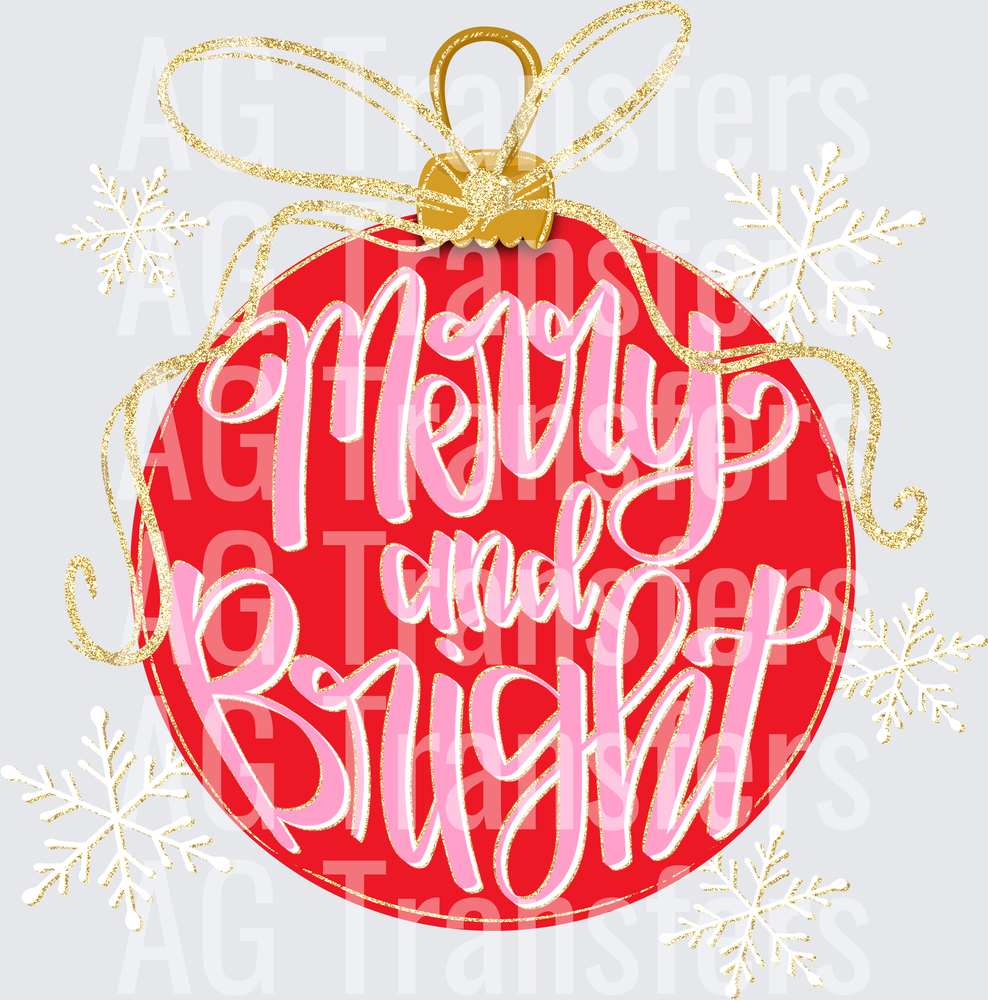 Merry and bright red