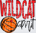Team Go Spirit WILDCAT BASKETBALL RED