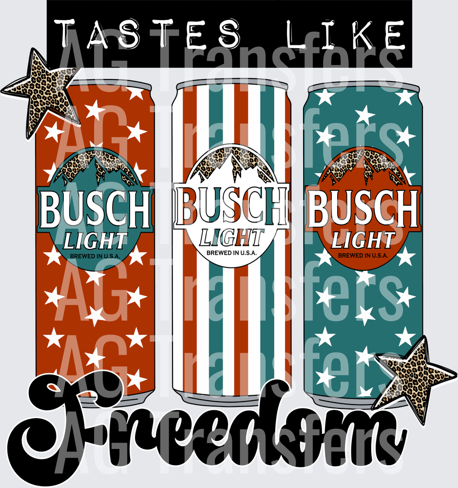 Tastes like freedom busch light