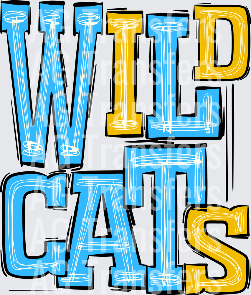 Wildcats Baby Blue Yellow