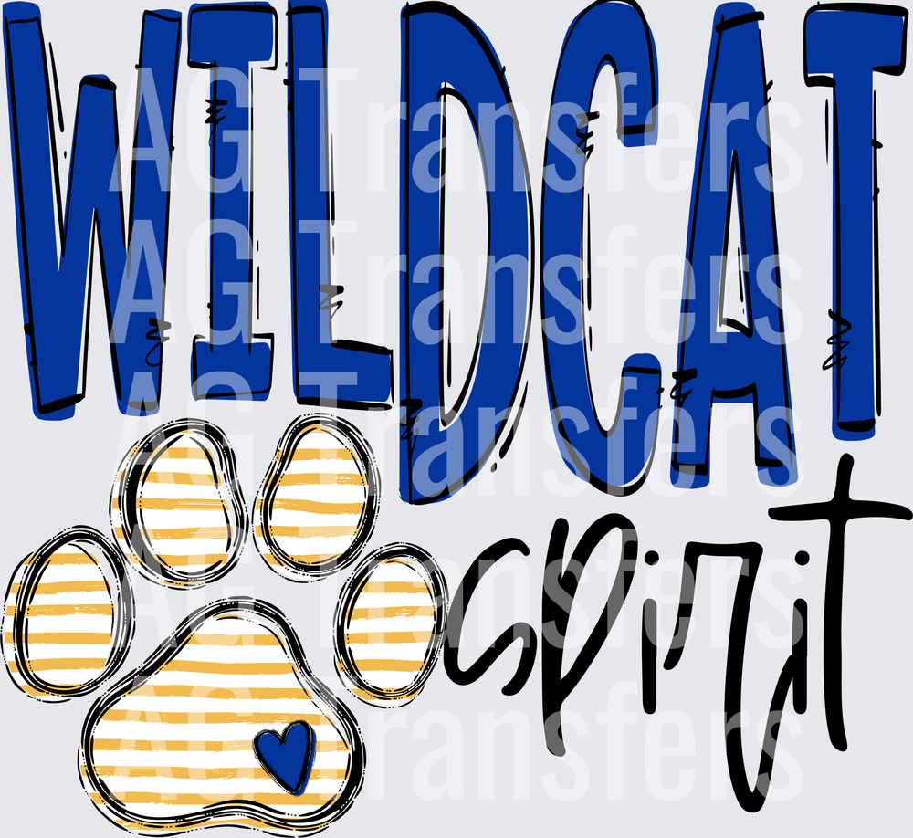Team Go Spirit Wildcat Paw Royal Gold Paw