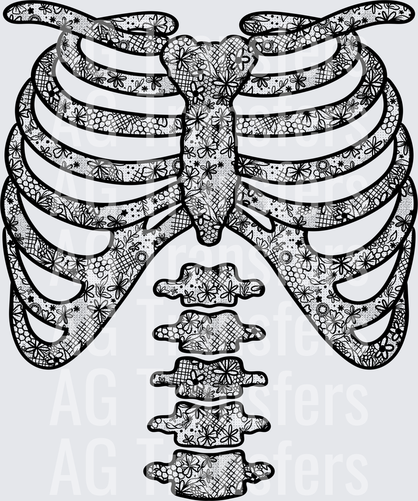 Lace skeleton front