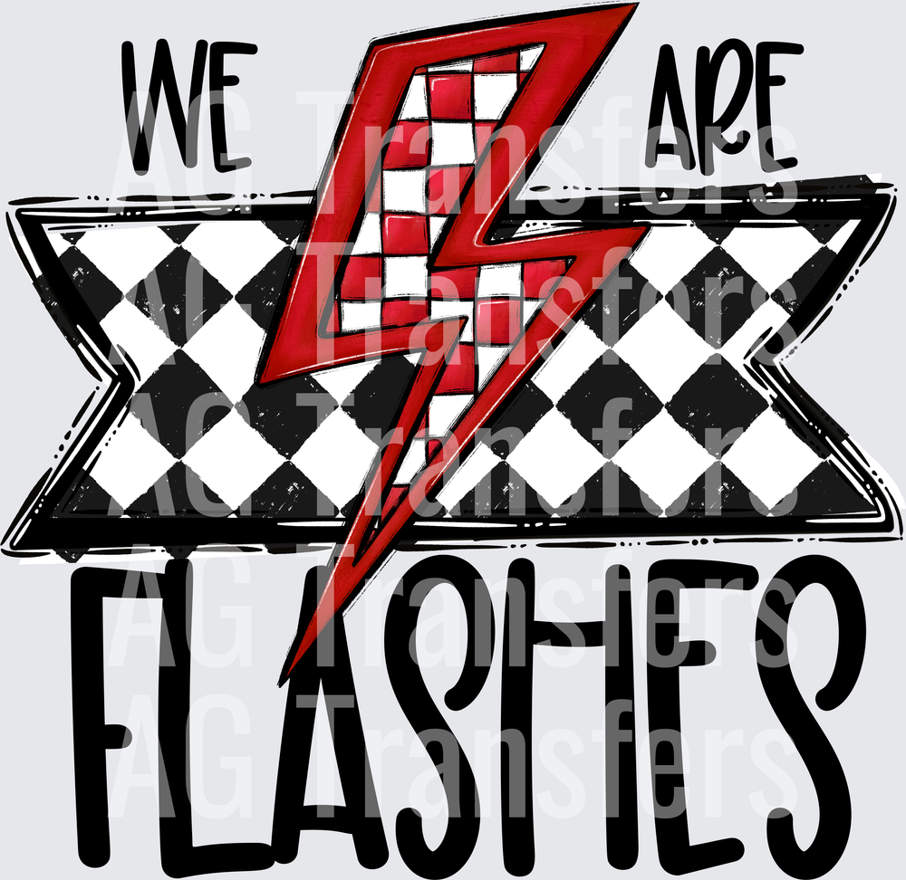 We Are FLASHES RED BOLT
