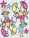 Colorful lobsters